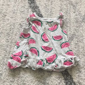 ⚡️$4 FLASH SALE⚡️ Watermelon Sleeveless Top 18-24